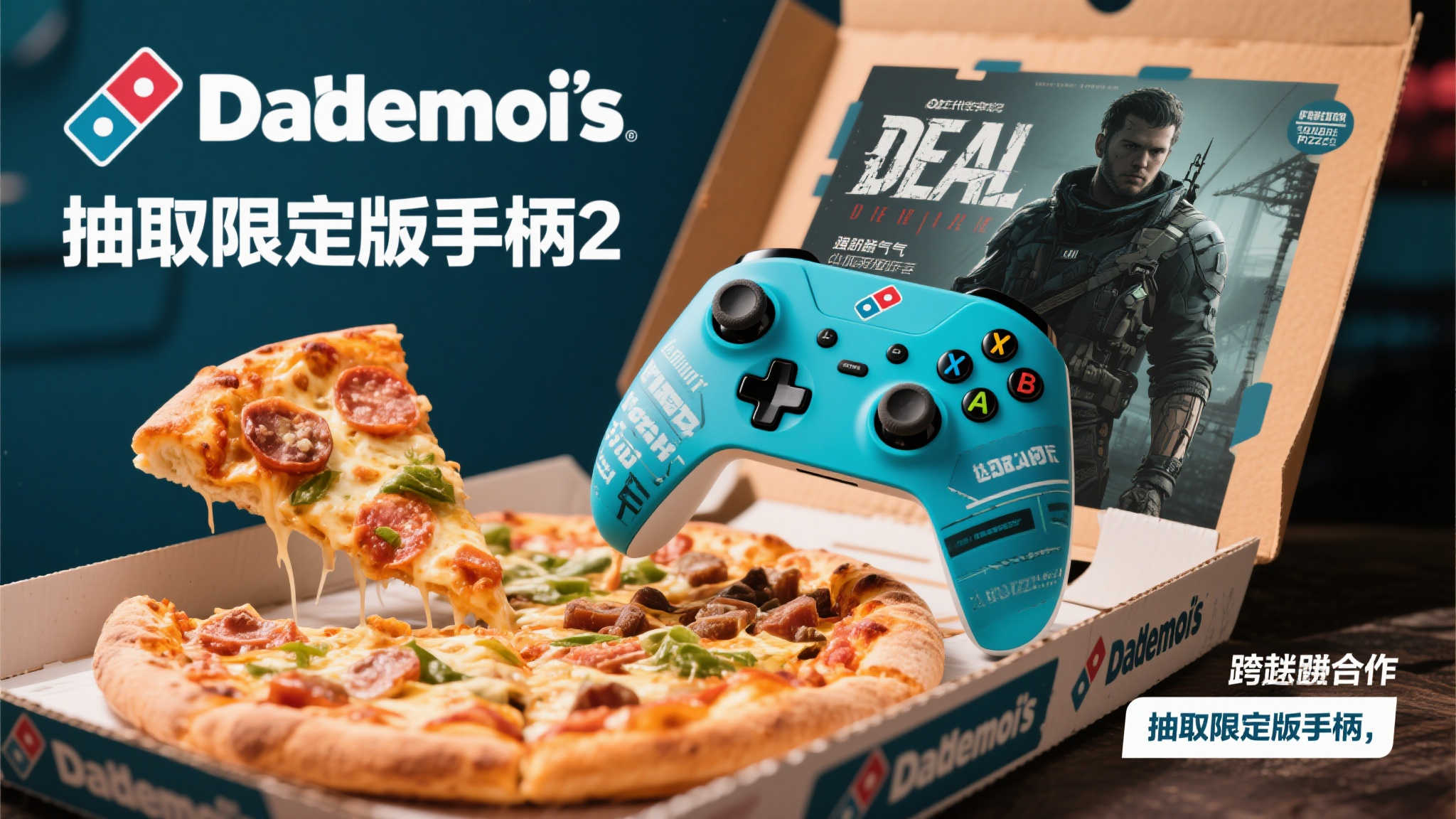 达美乐披萨携手〈死亡搁浅2〉:购买即有机会赢取独家手柄! 达美乐披萨携手〈死亡搁浅2〉:购买即有机会赢取独家手柄!