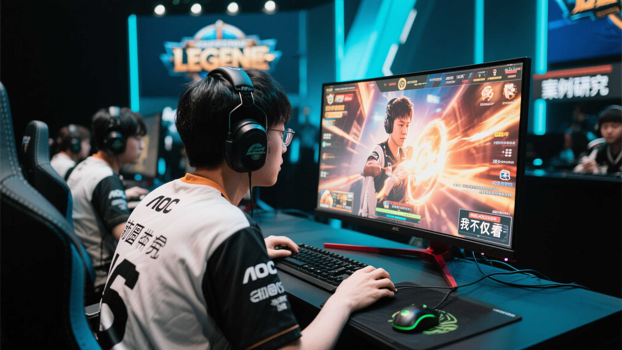 AOC爱瞳圆偏光电竞显示器，为您提供护眼新标准的非凡竞技体验！