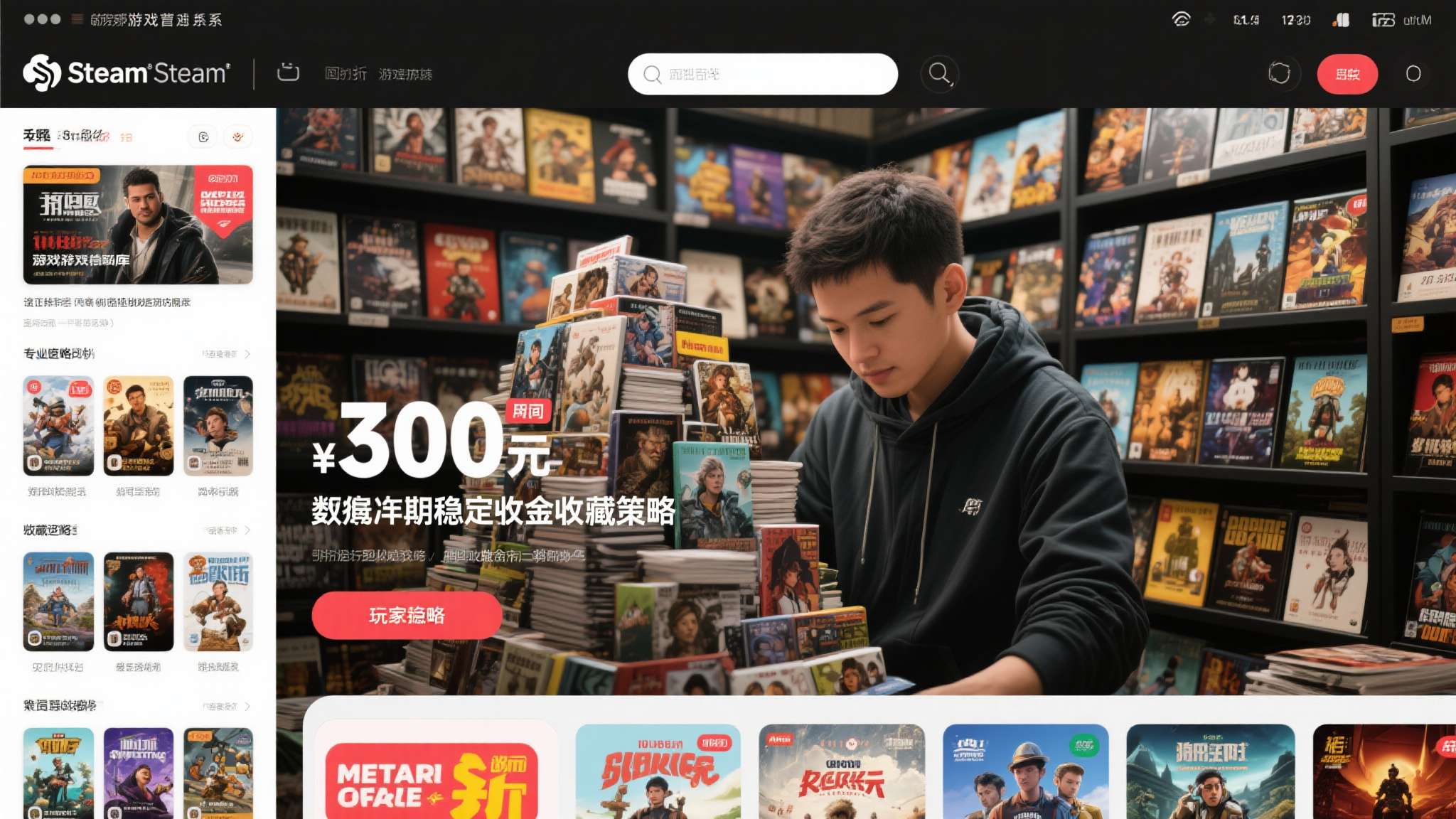 steam100万的游戏 值得注意的是,Steam平台的游戏定价体系相对复杂,折扣活动频繁,但即便如此,想